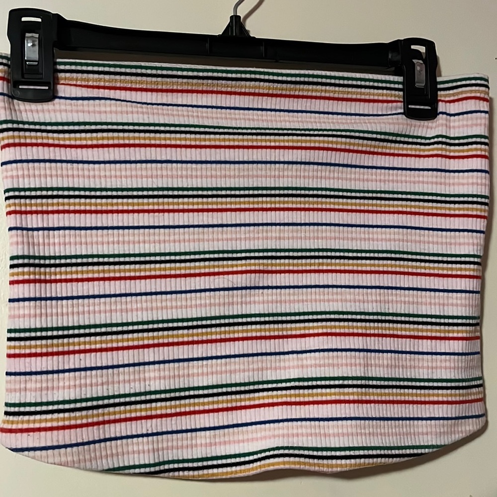 multicolor tube top from American Eagle